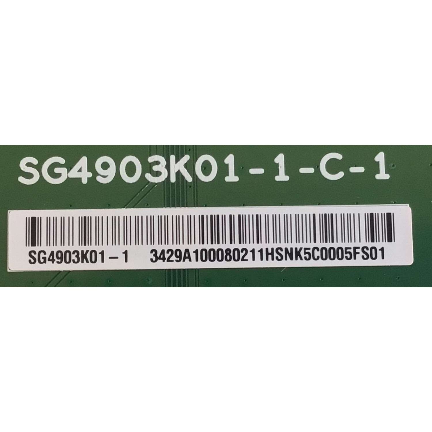 T-CON PARA MONITOR SAMSUNG / NUMERO DE PARTE 3429A10008 / SG4903K01-1-C-1 / DISPLAY SG4903K01-1 / MODELO C49HG90DMR - Imagen 2
